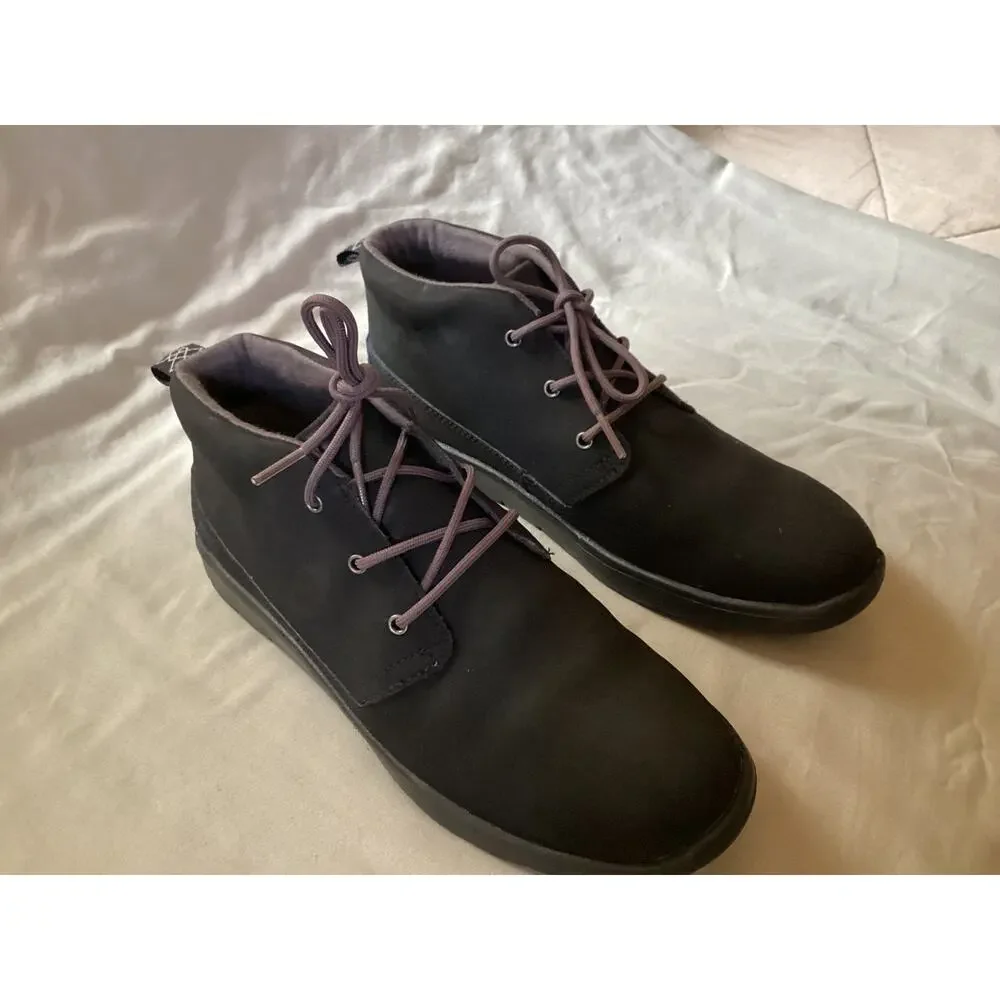 2577 UGG Boots Neumel Weather Leather / Wool Black US Size 6